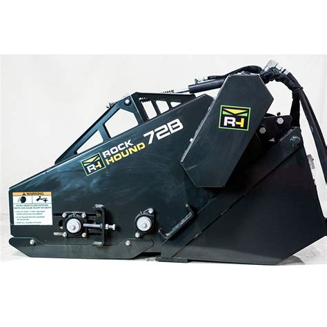 pond rake skid steer|rockhound skid steer landscape rake.